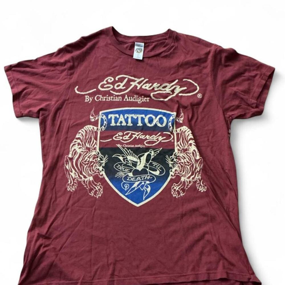 Ed hardy red burgundy
